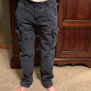 Abercrombie & Fitch distressed cargo pants